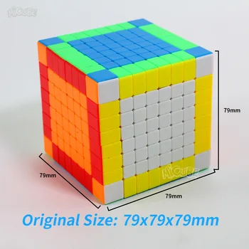 Shengshou Tank 8x8x8 Cube Stickerless 8Layers Magic Speed Neo Cube Puzzle Cubo Magico 8x8 Vzdělávací Hračky Pro Děti