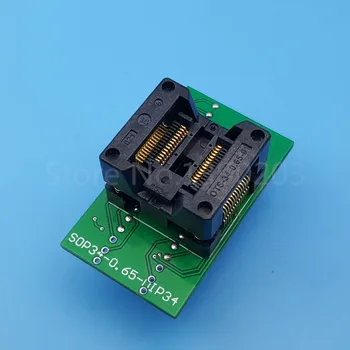 1ks SSOP28 TSSOP28 na DIP28 Roztečí 0,65 mm IC Programátor Adaptér Test Socket