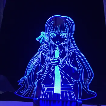 Anime Waifu 3d Lampa Taiga Aisaka Toradora Led Noční Světlo Toradora Taiga Aisaka pro Ložnice Dekor Dárek Barevné Noční světlo