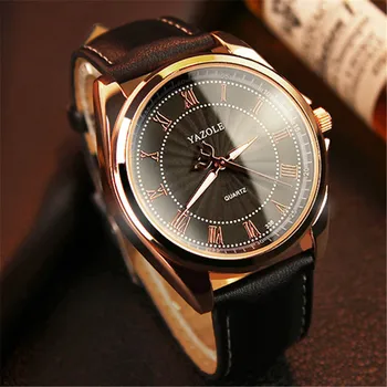 Hodinky Muži 2020 Nový Stylový YAZOLE Top Značky Luxusní Business Kůže pásek na hodinky náramkové Hodinky Quartz Hodiny reloj hombre