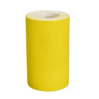 1ks 5M brusný papír Role, Žlutý Oxid hlinitý 120 Zrnitosti Leštění Brusný Papír Na Dřevo Zámečnické práce Ruční Broušení Brusný Nástroj