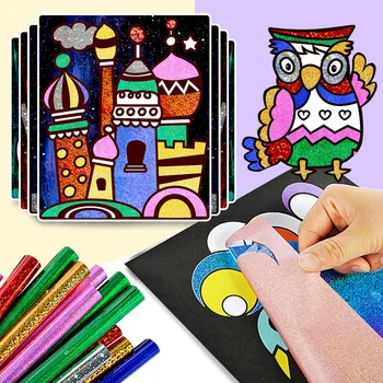DIY Cartoon Magic Transfer Malování Řemesla Pro Děti, Umění A Řemesla, Hračky Pro Děti, Kreativní Učení, Kreslení Vzdělávací Hračky