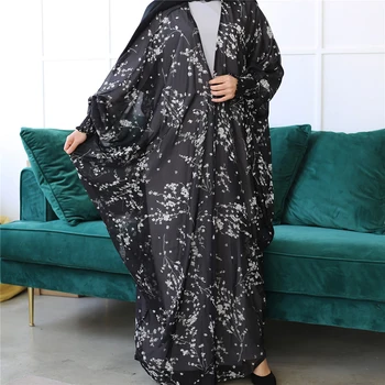 Ramadán Eid Mubarak Motýl Abaya Dubaj Kaftan Kimono Mujer Svetr Hidžáb Muslimské Šaty Turecké Islámské Oblečení Pro Ženy