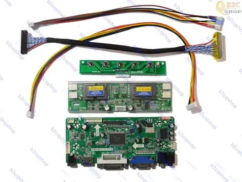 (HDMI+DVI+VGA)LCD Driver Board Lvds Střídače Monitor Diy Kit pro 21.6 inch CLAA216WA01 1366X768
