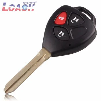 5kusů/lot Upgrade Klíče Dálkového ovládání 4 Tlačítka Fob 315MHz 4D67 Čip pro Toyota Camry Corolla Sienna FCC ID:HYQ12BBY, 4D-67,1511-12BBY