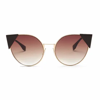 AEVOGUE sluneční Brýle, Ženy Značky Designer Cat Eye Rám ze Slitiny Oversize Vintage Superstar Sluneční Brýle AE0493