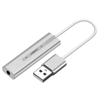 USB 7.1 Zvuková Karta Externí Převodník USB Audio Adaptér jack 3,5 mm Pro PC