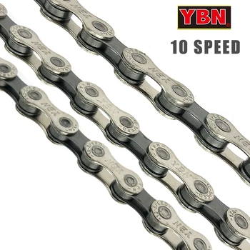 YBN S10.93 Poniklované 116 Odkaz 10 Rychlost Řetězu Pro Shimamo SRAM MTB Kolo, Silniční Kolo Řetězy