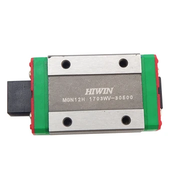 4pc Původní Hiwin lineární vedení MGN12-600 mm+8 ks MGN12H blok pro cnc