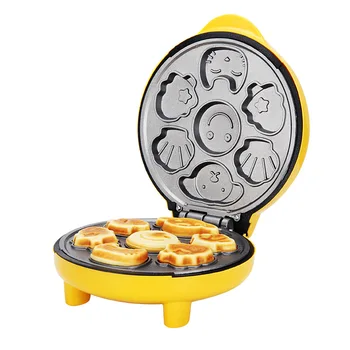 220V Domácí automatické cake machine Karikatura mini dětské chléb stroj double-sided topení pečení snídaně stroj EU NÁS