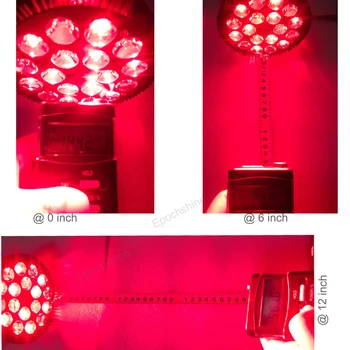 54W E27 LED Světlo Terapie Žárovka Anti-aging PAR38 Lampa 660nm Červené Světlo Terapie Blízké Infračervené 850nm s držákem Červená LED Světla Rostou