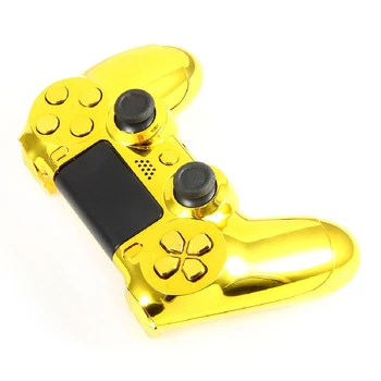 Generic gold Plating Ochranný Kryt Kůže Pro Sony Playstation 4 PS4 Rukojeť Kryt shell