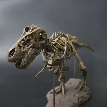Velké Dinosauří Fosilní Lebky Zvířecí Model Hračky Tyrannosaurus Rex Sestavit Kostru Modelu Bytové Textilie, Dekorace