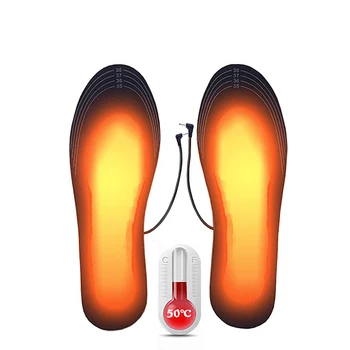 USB Elektrické Vyhřívané Vložky do bot Muži Ženy Topení Vložky do Bot Zimní Teplé Vložky do bot Pro Boty Boty Ohřívač Teplé Nohy Podložky Vložit