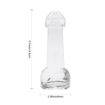 150 ml Penis tvar sklenice rozlučka dospělých téma party dekorace sklenice na víno klub, bar cup dodávky