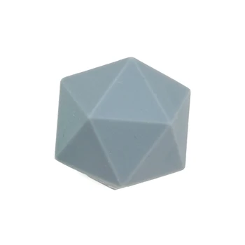 LOFCA 10pieces/mnoho Silikonové Kousací Korálky Pro Náhrdelník Šperky DIY Icosahedron Korálky Lepší Než Hexagon