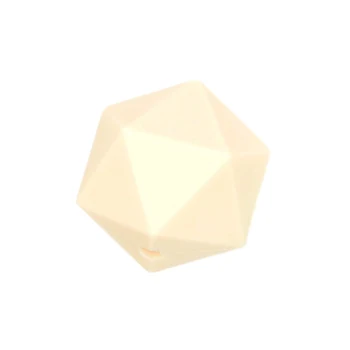 LOFCA 10pieces/mnoho Silikonové Kousací Korálky Pro Náhrdelník Šperky DIY Icosahedron Korálky Lepší Než Hexagon