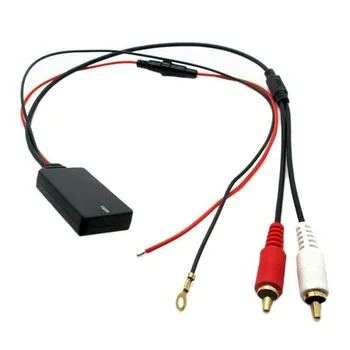 1x Bluetooth AUX Přijímač Modul 2 RCA Kabel 10M Rozsah Adaptér, Bluetooth Adaptér, Kabel Univerzální Pro Auto Audio/Stereo