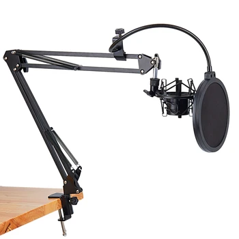 NB-35 Mikrofon Nůžkovým Ramenem a Stolní Montážní Svorky&NW Filtr Čelního Štítu & Metal Mount Kit #5