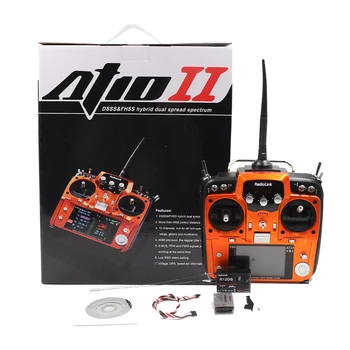 Radiolink AT10 II 2.4 G 12CH Rádiový Vysílač W/ R12DS Přijímač 11.1 V Baterie pro RC FPV Racing Drone Letadlo, Vrtulník Mode2