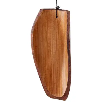 Bambusová zvonkohra velká zvonek trubice kokosového dřeva, ruční práce, vnitřní a venkovní zavěšení na zeď větrné zvonkohry, ozdoby