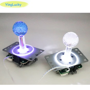 Yinglucky arcade 5pin Barevné LED joystick sanwa LED joystick vhodný pro Raspberry Pi herní konzole panenka stroj