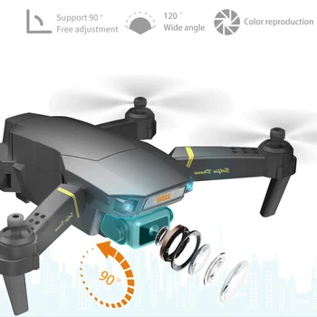 GD89 Globální Drone Drone s HD Letecké Video Kamera 1080P RC Drony X Pro RC Vrtulník FPV Dron Quadrocopter Skládací hračka