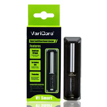 VariCore V40 V20i baterie nabíječka 18650 nabíječka pro 21700 26650 AA AAA 18500 18350 16340 17500 25500 10440 baterie test kapacity