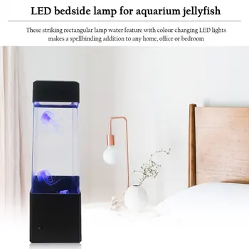 Medúzy, Vodní Koule Akvarijní Nádrže LED Světla Lampy Relaxovat Noční Náladu Světlo pro Domácí Dekor Lampa Dárek pro Dítě, Přítelkyně