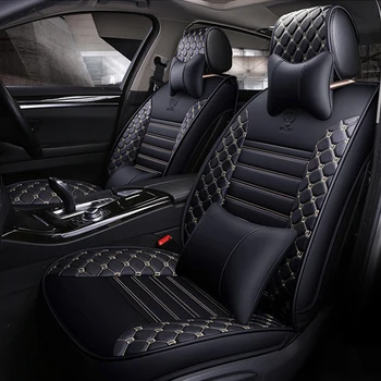 Wenbinge Speciální Kožené autopotahy pro audi a3 8l 8p sportback a6 4f A4 A5 A6 Q3 Q5 Q7 příslušenství potahy na sedadlo vozidla