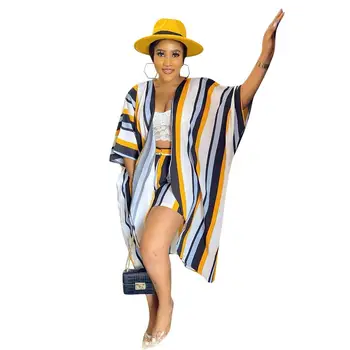 2 Ks Sada Africe Oblečení Africké dashiki Nové Módní Oblek (kabát A kalhoty) Elastické africké ženy oblečení