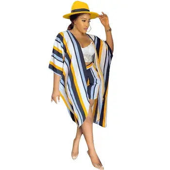 2 Ks Sada Africe Oblečení Africké dashiki Nové Módní Oblek (kabát A kalhoty) Elastické africké ženy oblečení