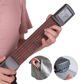 Portable Guitar Chord Trainer Pocket-Kytara Praxe Nástroje LCD Hudební Strunný Nástroj, Chord Trainer Nástroje pro Začátečníky Nástroj