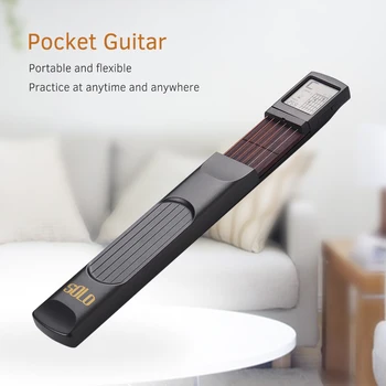 Portable Guitar Chord Trainer Pocket-Kytara Praxe Nástroje LCD Hudební Strunný Nástroj, Chord Trainer Nástroje pro Začátečníky Nástroj