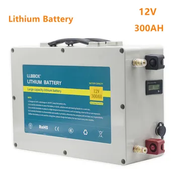 12V 300ah lithium akumulátor 12V lithium baterie 300AH s 20A nabíječka pro RV，solární energie, LED světlo, golfový vozík.,atd