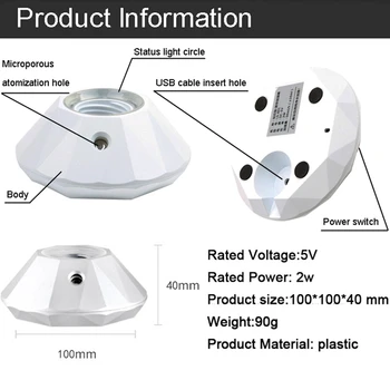 SANQ Vody Láhev USB Ultrazvukový Zvlhčovač Vzduchu Mute Mini Auto Vzduchu, Rozprašovač, Parní Aroma Difuzér Chladné Mlhy Desktop Fogger