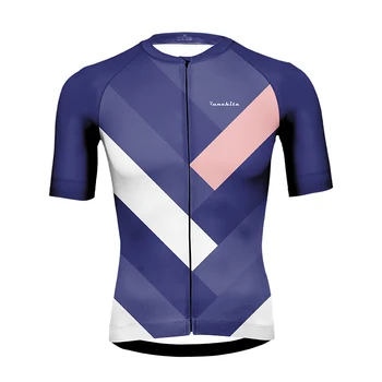 Muž Cyklistický Dres Abstraktní Datové Prodyšné Oblečení Quick Dry Polyester Jaro-Léto Sportovní Oblečení Pro Týmy Bike Oblečení