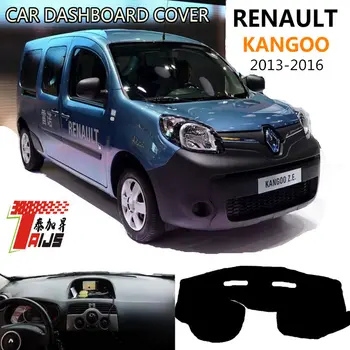 TAIJS palubní desce auta Sun ochranný kryt pro Renault kangoo 2013-2016 levé ruce řídit Auto palubní desky mat pro Renault kangoo