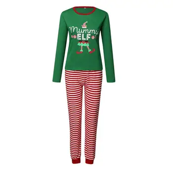 Rodinné Vánoční Pyžamo Set Módní Dospělé Děti Pyžama 2020 Vánoční Rodinné Odpovídající Oblečení Na Spaní, Co Elf Rodina Noční Prádlo