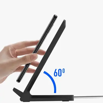 QI Bezdrátová Nabíječka Wireless Charging Pad Vertikální Indukční Telefon Držáky Stojany Pro IPhone Xiaomi Příslušenství Pro Mobilní Telefon