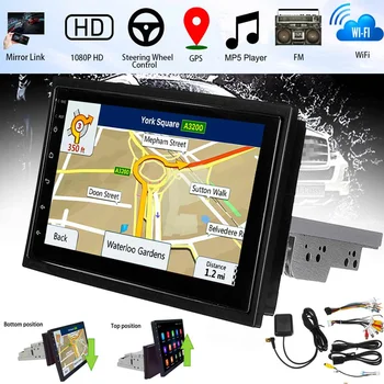 7 palcové autorádio 1 Din autorádia bluetooth Wifi Auto Přehrávač Navigace Vše-v-Jednom, Stroj pro Android 8.1 32G Paměti autorádia Zrcadlo
