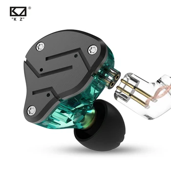 KZ ZSN 1BA+1DD Heavy bass komutativní kabel sluchátka hi-fi Quad core řízené hudba, pohyb ZST AS10 ZS10 BA10 ES4 V80 T2 AS16