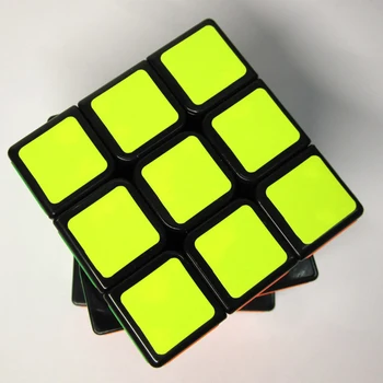 Černý PVC Magic cube puzzle ShengShou SengSo Legenda ChuanQi 56mm 3x3, 3x3x3 profesionální rychlost kostka vzdělávací hračky hry dárek