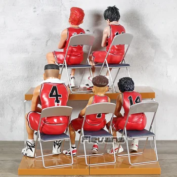 Slam Dunk Hanamichi Sakuragi / Kaede Rukawa / Akagi Takenori / Hisashi Mitsui / Ryota Miyagi PVC Obrázek Model Kolekce Hraček