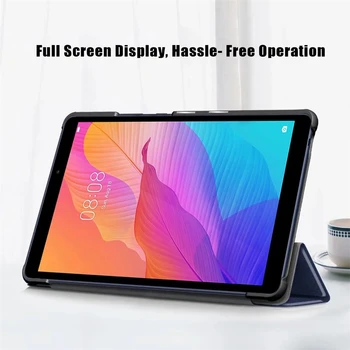 2020 Nový Propuštěn Tabletu Kryt Pro Huawei MatePad T8 Případě Slim Kožené Stojan Pouzdro pro Huawei Matepad T8 KOB2-L09 Kobe2-L03+Pero