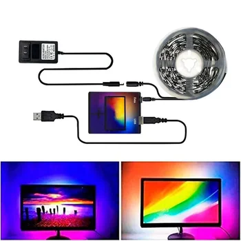 1M~ 5M WS2812B LED Strip DC5V USB ws2812 Pixel lampa pásky Stolní PC Obrazovky, HDTV/TV Monitor Podsvícení osvětlení