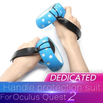 Ochrana Popruh, Silikonové Ochranné Pouzdro pro Oculus Quest 2 VR Příslušenství Oculus Quest 2 Řadič Rukojeť