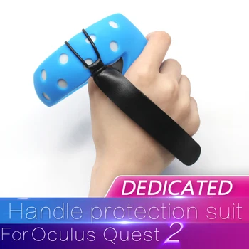 Ochrana Popruh, Silikonové Ochranné Pouzdro pro Oculus Quest 2 VR Příslušenství Oculus Quest 2 Řadič Rukojeť