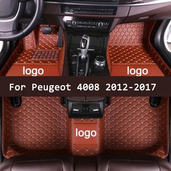 APPDEE Auto koberečky pro Peugeot 4008 2012 2013 2016 2017 Vlastní auto nohy Podložky