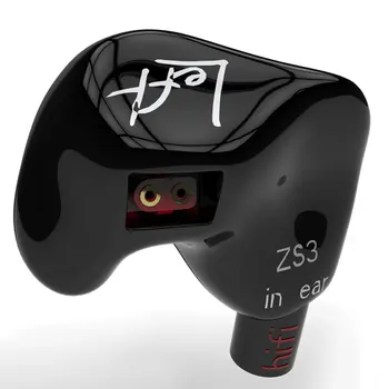 KZ ZS3 1DD Hi-Sportovní In-ear Sluchátka Dynamického Driver Šumu Headset S Mic Náhradní Kabel ZS4 ZS10 ZSX ZSN Pro S1